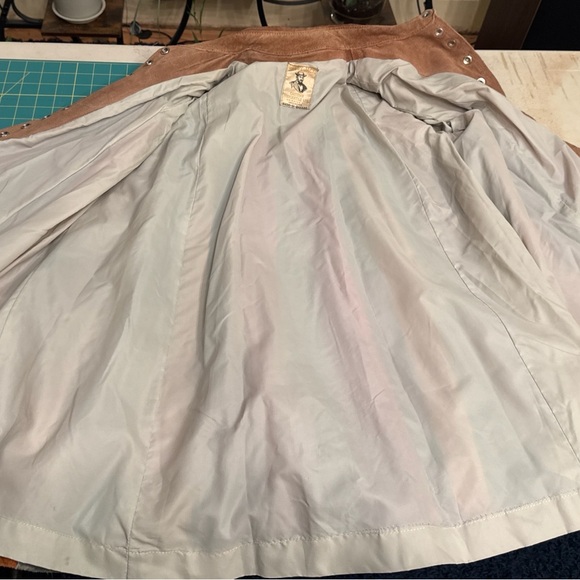 Vintage 1960s Gassy Jack patchwork suede jacket. Gastown mercantile rainbow mod - Picture 3 of 7